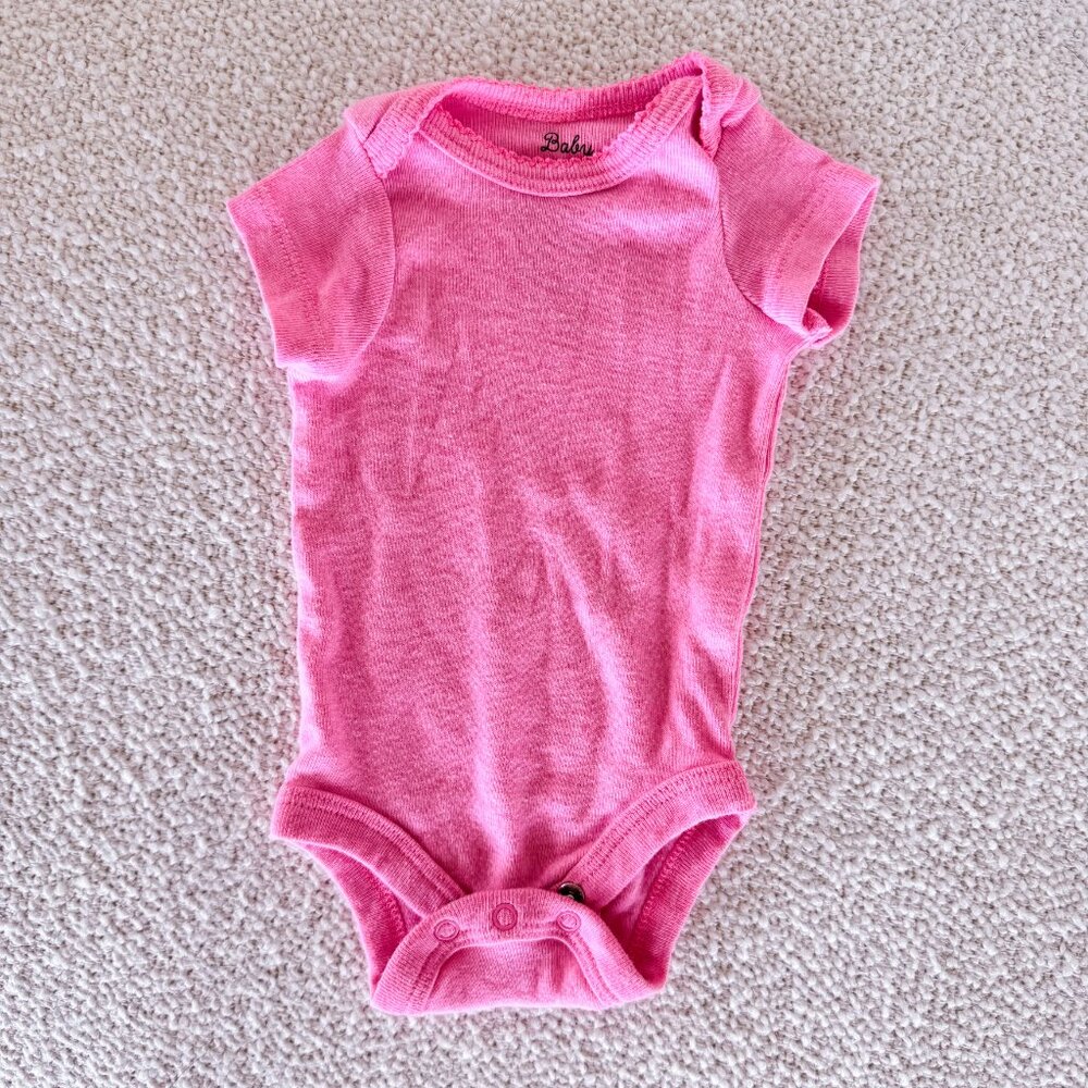 Hot Pink Preemie Bodysuit